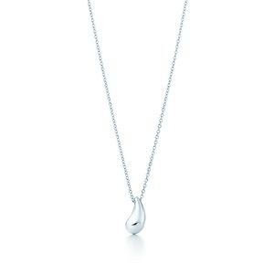 Tiffany Tear Drop Pendant and Chain